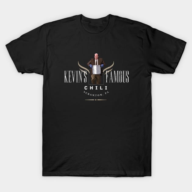 Kevin's Famous Chili - Scranton, PA T-Shirt by BodinStreet